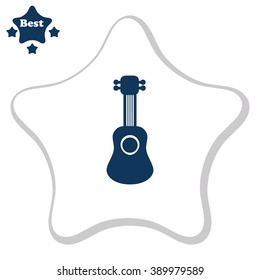Guitar vector icon.