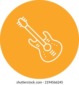 Guitar vector icon. Can be used for printing, mobile and web applications.