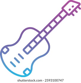 Guitar vector icon. Can be used for printing, mobile and web applications.