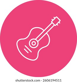 Guitar vector icon. Can be used for printing, mobile and web applications.