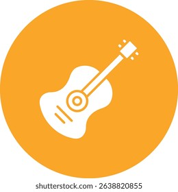 Guitar vector icon. Can be used for printing, mobile and web applications.