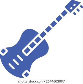 Guitar vector icon. Can be used for printing, mobile and web applications.