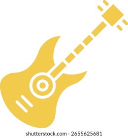 Guitar vector icon. Can be used for printing, mobile and web applications.