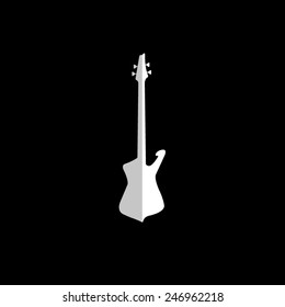 Guitar - vector icon, flat design