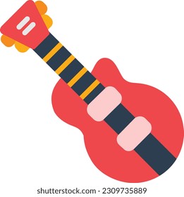 Guitar Vector Icon Flat Style