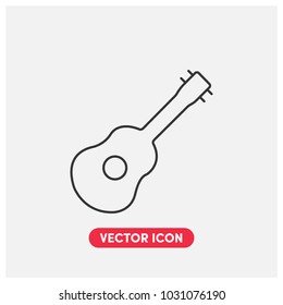 Guitar Vector Icon Illustration