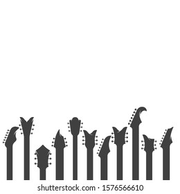 Guitar vector icon illustration design template