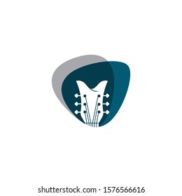 Guitar vector icon illustration design template