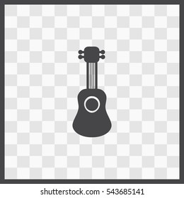 Guitar vector icon. Isolated illustration. Business picture.
