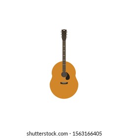 guitar vector icon or symbol music