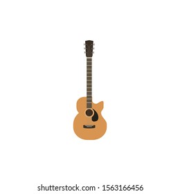 guitar vector icon or symbol music