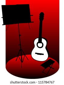 guitar vector illustration