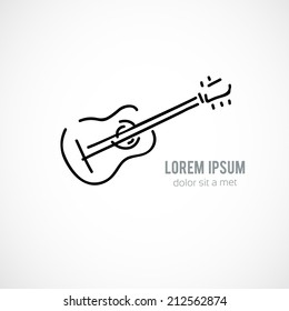 Guitar - vector illustration