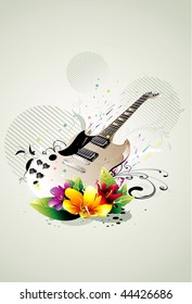 guitar vector illustration