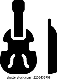guitar Vector illustration on a transparent background. Premium quality symmbols. Glyphs vector icons for concept and graphic design. 

