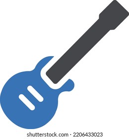 guitar Vector illustration on a transparent background. Premium quality symmbols. Glyphs vector icons for concept and graphic design. 

