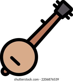 guitar Vector illustration on a transparent background.Premium quality symmbols.Stroke vector icons for concept and graphic design.