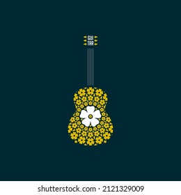 Guitar vector illutration design, vector design and artwork