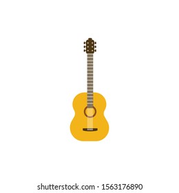guitar vector, music icon or symbol.