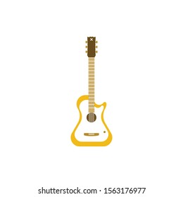 guitar vector, music icon or symbol.