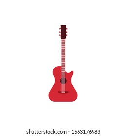 guitar vector, music icon or symbol.