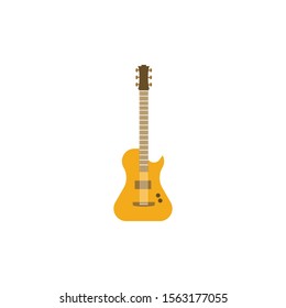 guitar vector, music icon or symbol.