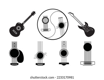 Guitar vector For Print, Guitar vector Clipart, Guitar vector Illustration