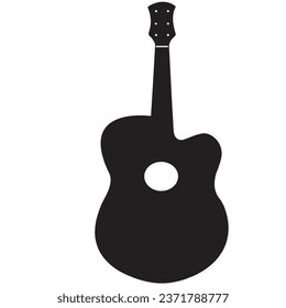 guitar victor logo design icon