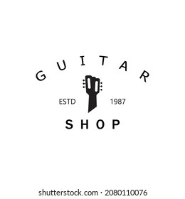 Guitar Wave Logo Template vector symbol nature
