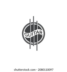 Guitar Wave Logo Template vector symbol nature
