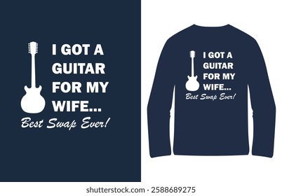 The guitarist retro t shirt design