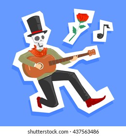 the guitarist skull