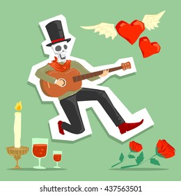 the guitarist skull