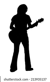 Guitarist vector