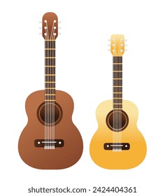 guitars icon brazilian festival holiday celebration greeting invitation postcard culture and tradition carnival party concept