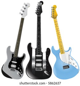 guitars vector 1