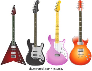 guitars vector