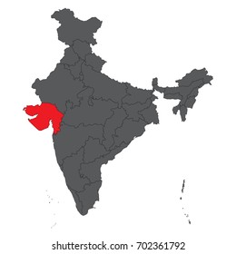Gujrat On India Map Guyarat: Afbeeldingen, Stockfoto's En Vectoren | Shutterstock