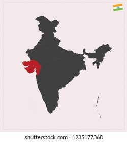 GUJARAT VECTOR MAP