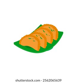 Gujiya, Diwali, Hindu, Indian Symbol Illustration