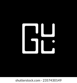 GUL letter logo vector design, GUL simple and modern logo. GUL luxurious alphabet design  