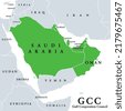 gulf countries map