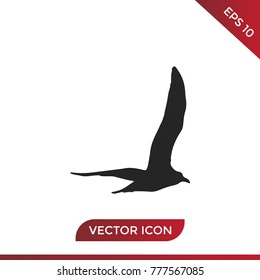 Gull icon vector