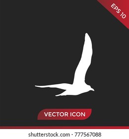 Gull icon vector