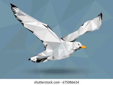 Gull. Vector