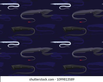 Gulper Eel Background Seamless Wallpaper