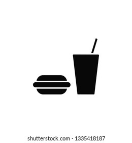 Gum burger, drink, icon. Element of simple icon for websites, web design, mobile app, infographics. Thick line icon for website design and development, app development