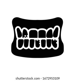 Gum Disease Treatment icon. Gum attack icon