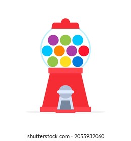 Gumball machine icon. Clipart image isolated on white background