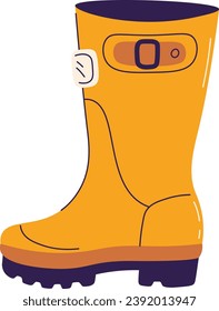 Gumboot Rubber Boot Vector Illustration